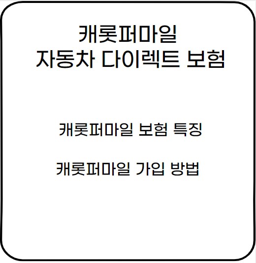 캐롯퍼마일 자동차 보험